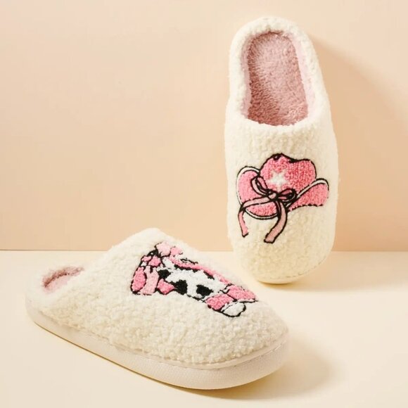 2/$30 NEW Cowboy Boot and Cowboy Hat Size 7 Slippers - Picture 4 of 7